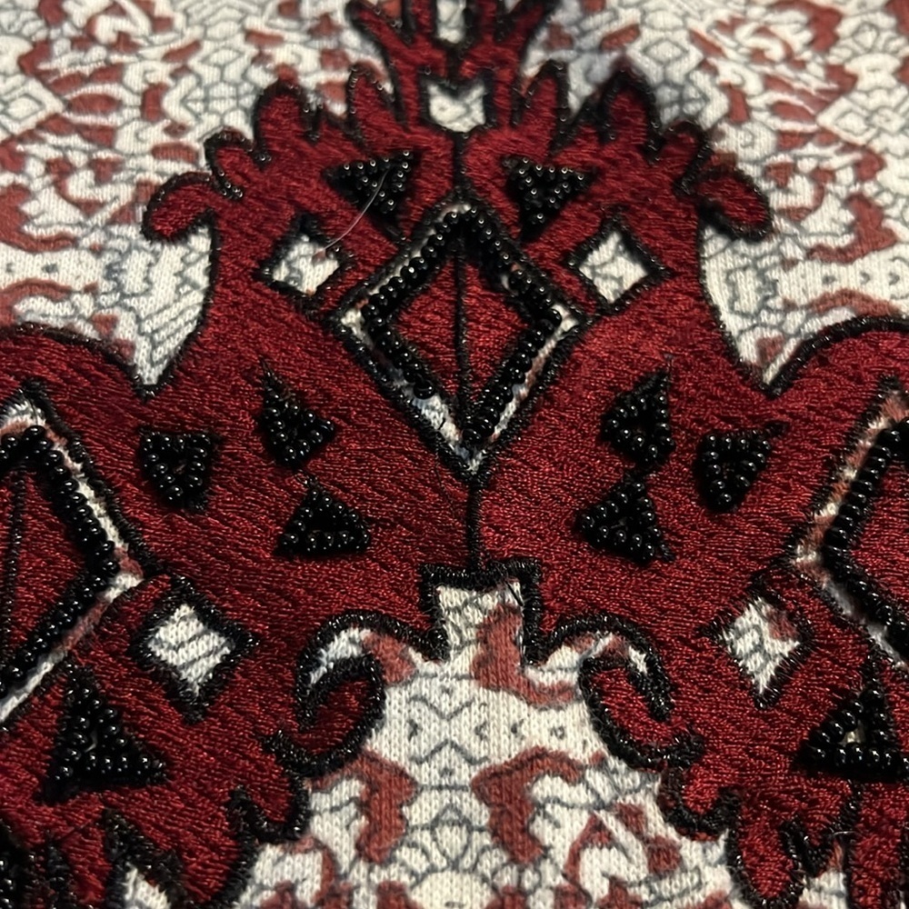 Sundance Beaded Aztec Top - Picture 4 of 5